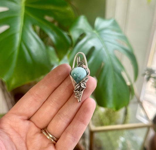 Larimar Silverware Pendant