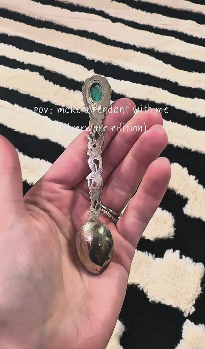 Larimar Silverware Pendant
